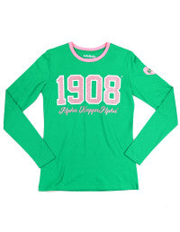 AKA LONG SLEEVE TEE GREEN