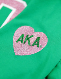 AKA LONG SLEEVE TEE GREEN