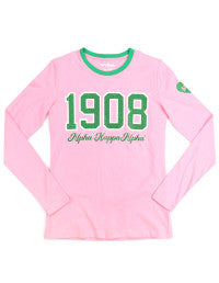 AKA LONG SLEEVE TEE PINK