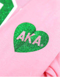 AKA LONG SLEEVE TEE PINK