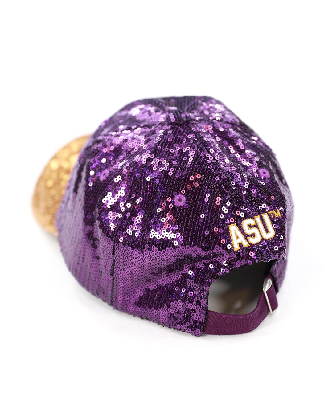 ALCORN STATE SEQUINS CAP PURPLE & GOLD