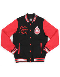 DST FLEECE JACKET BLACK & RED