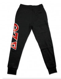 DST SEQUINS PATCH SWEATPANTS