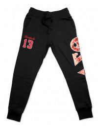 DST SEQUINS PATCH SWEATPANTS