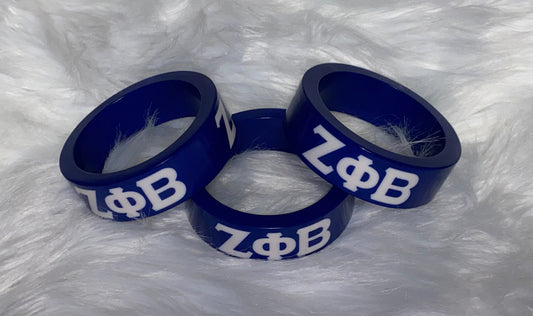 ZETA PHI BETA BLU BANGLE