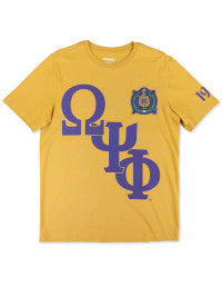 OPP GRAPHIC TEE GOLD