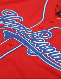 NLBM COMMEMORATIVE BASEBALL JERSEY_RED