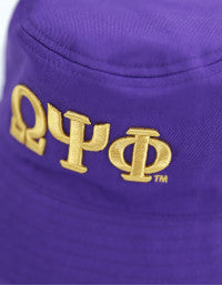 OPP REVERSIBLE BUCKET HAT PURPLE & GOLD