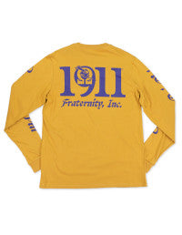 OPP LONG SLEEVE TEE OLD GOLD