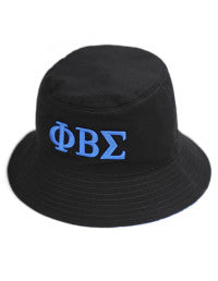 PBS REVERSIBLE BUCKET HAT ROYAL BLU & BLACK