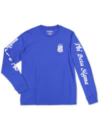 PHI BETA SIGMA LONG SLEEVE TEE ROYAL BLU