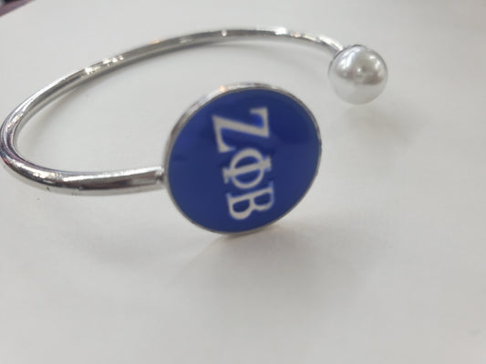 ZETA PHI BETA BANGLE BRACELET