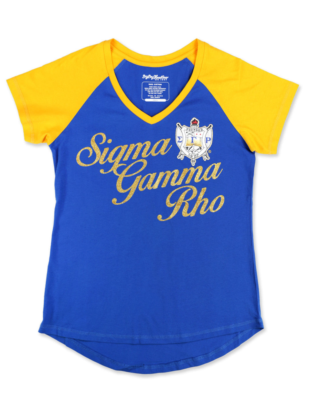 SGRHO V-NECK TEE ROYAL BLUE