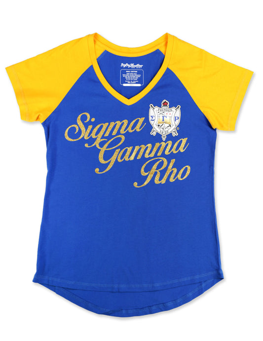 SGRHO V-NECK TEE ROYAL BLUE