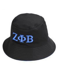 ZPB REVERSIBLE BUCKET HAT ROYAL BLU & BLACK