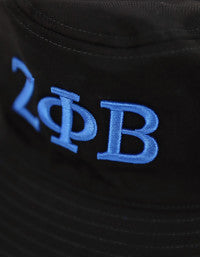 ZPB REVERSIBLE BUCKET HAT ROYAL BLU & BLACK