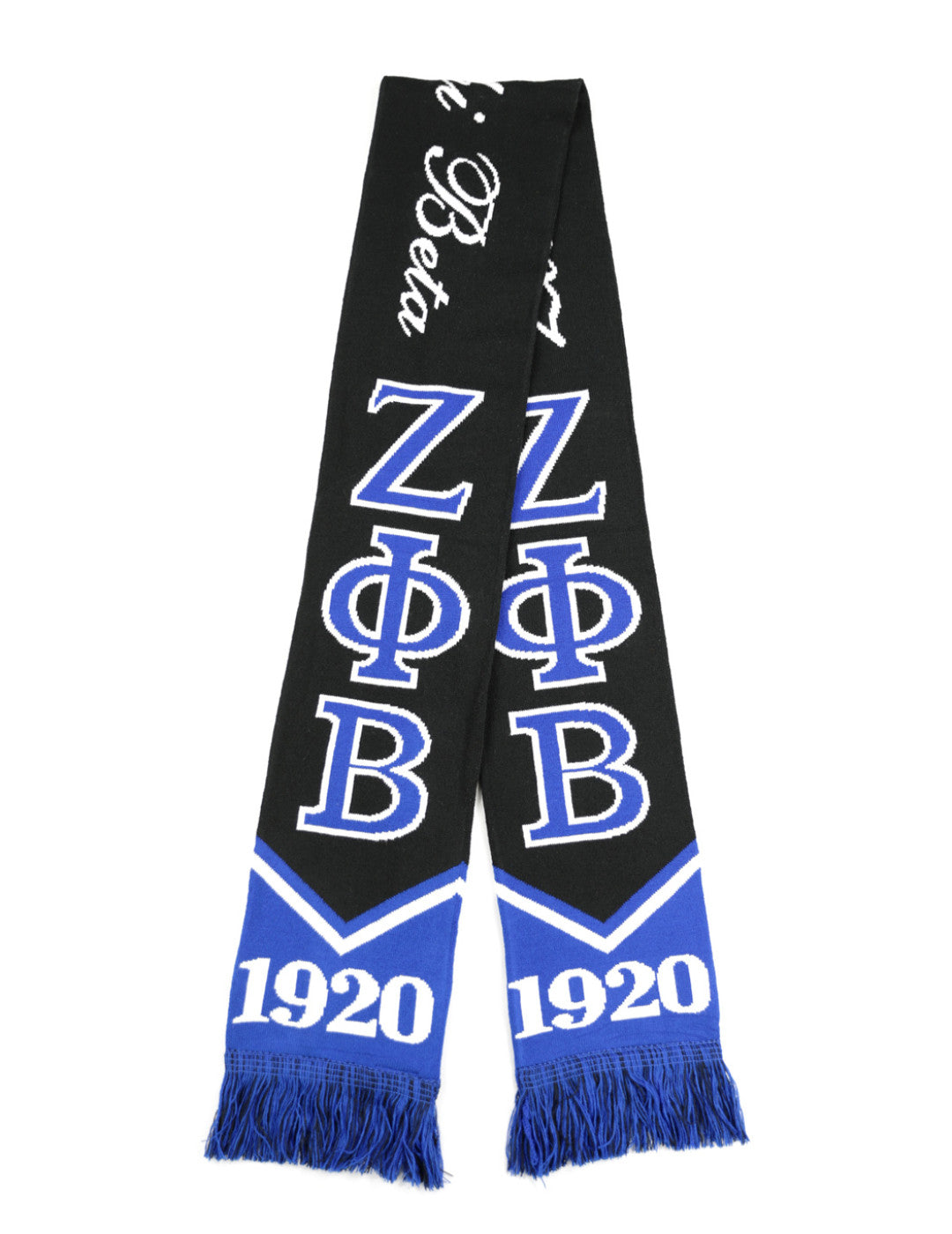 ZETA PHI BETA SCARF BLACK