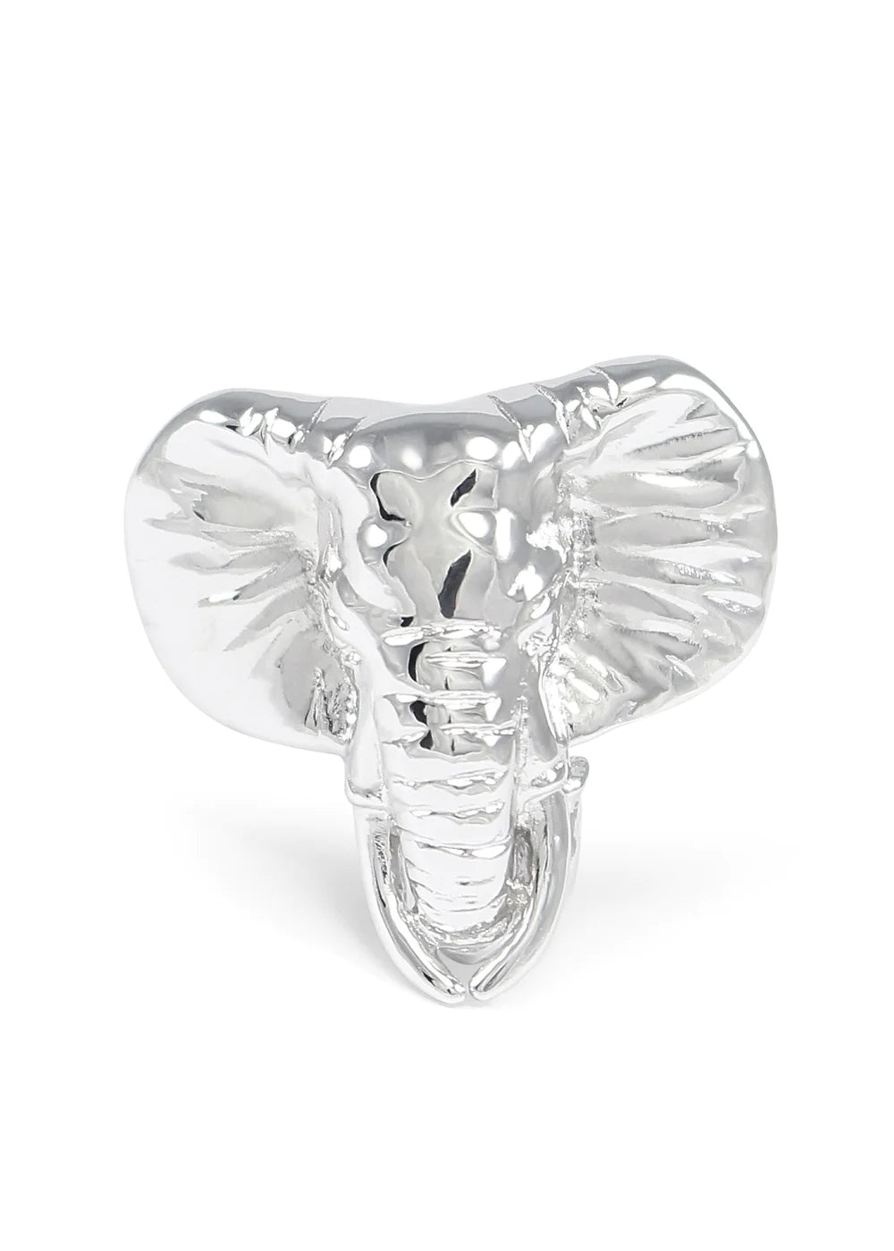 Delta Sterling Silver Elephant Head Ring