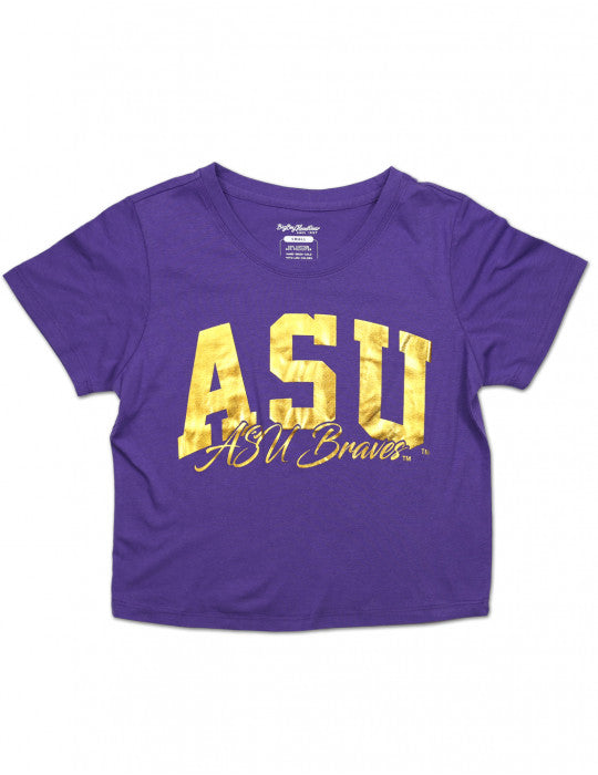 ALCORN STATE CROPPED TEE