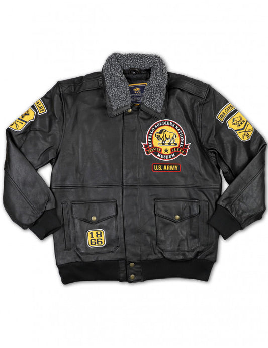 BUFFALO SOLDIERS LEATHER JACKET