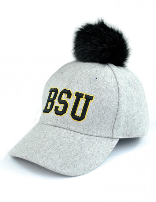 BOWIE STATE POMPOM CAP