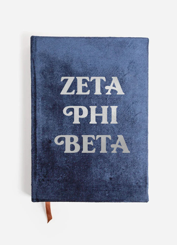 Zeta Phi Beta Notebook with Gold Foil Imprint