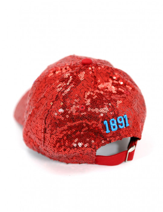 DELAWARE STATE SEQUINS CAP