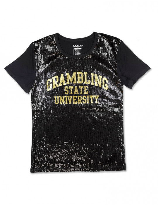 GRAMBLING STATE SEQUIN TEE