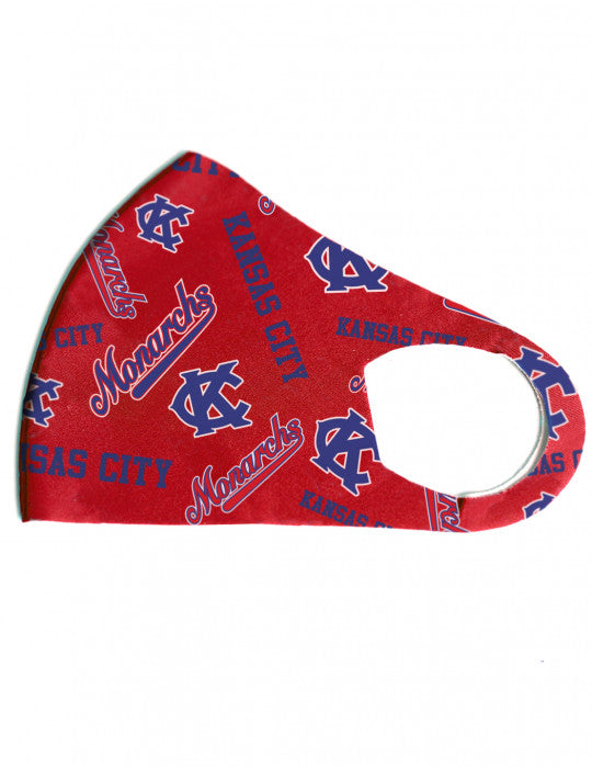 NLBM KC MONARCHS SUMMER BREATHABLE 3-D FACE MASK