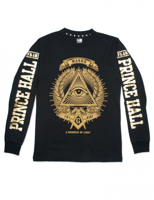 PRINCE HALL LONG SLEEVE TEE