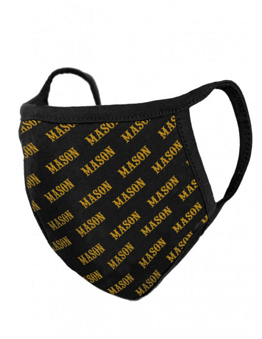 MASON PRINTED FACE MASK W/ FILTER POCKET