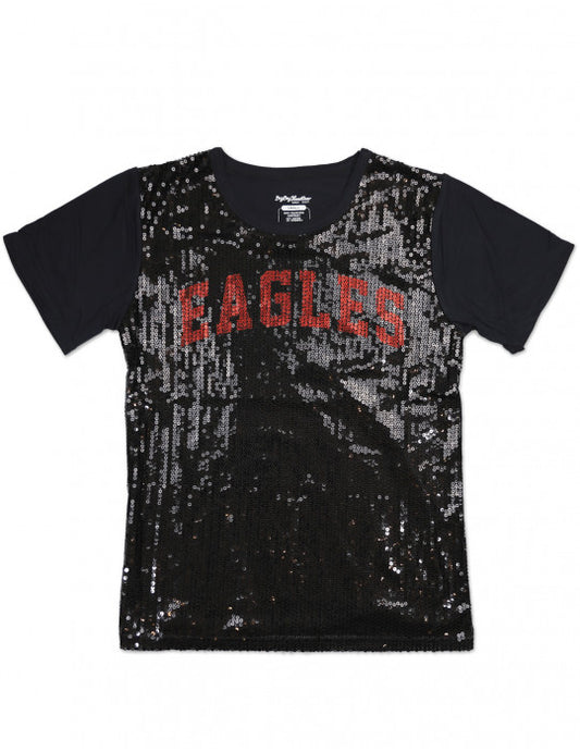 NORTH CAROLINA CENTRAL SEQUIN TEE