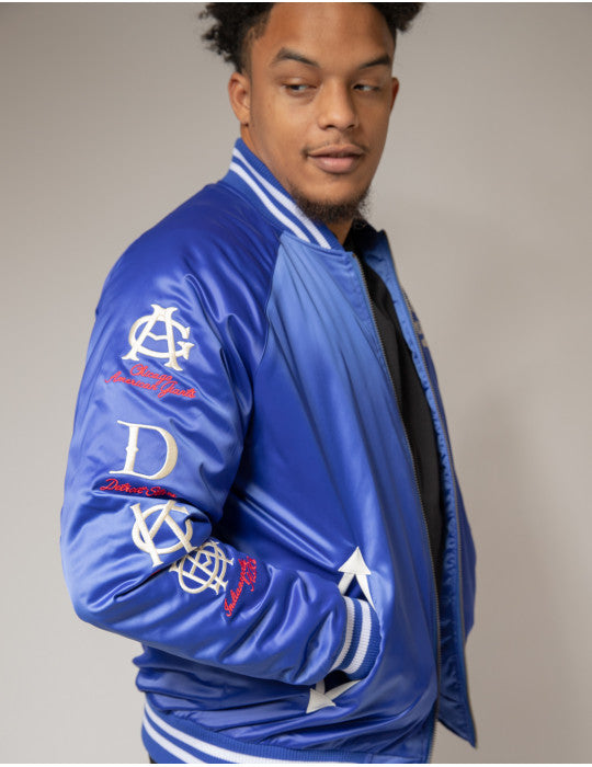 NLBM CENTENNIAL SATIN BASEBALL JACKET