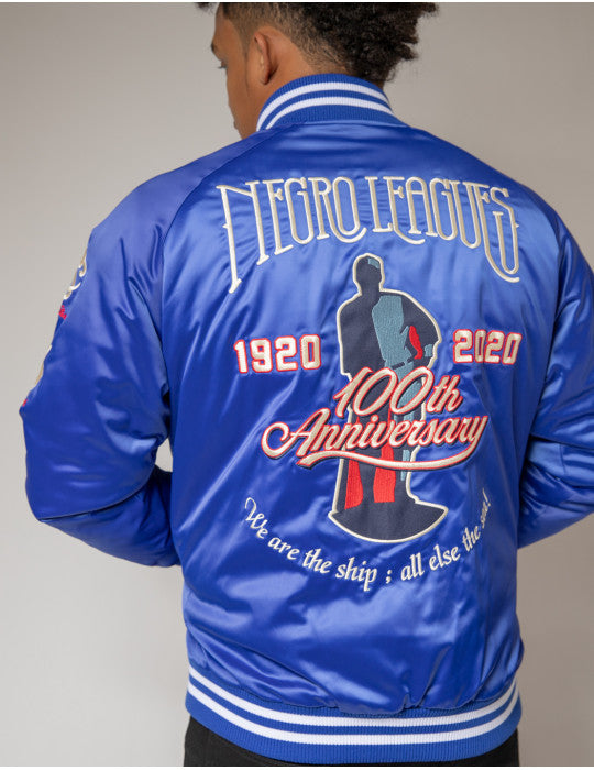 NLBM CENTENNIAL SATIN BASEBALL JACKET