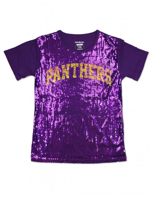 PRAIRIE VIEW A&M SEQUIN TEE