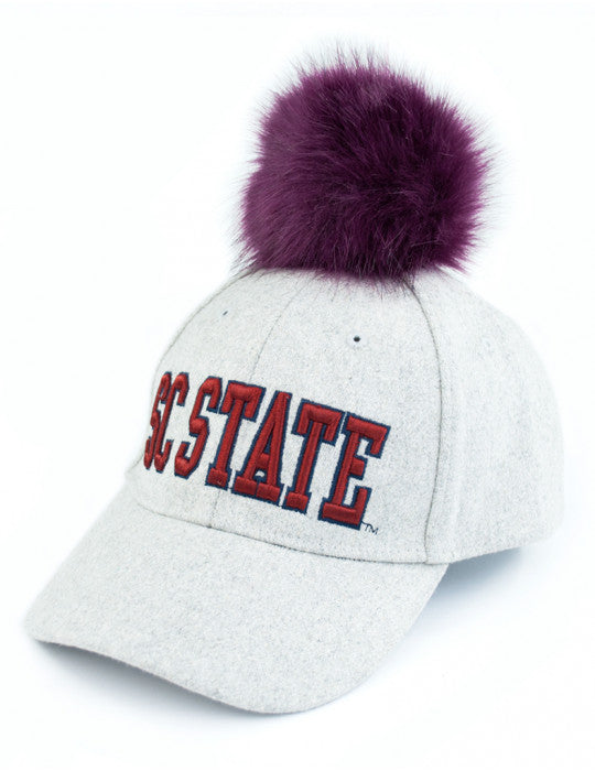 SOUTH CAROLINA STATE POMPOM CAP