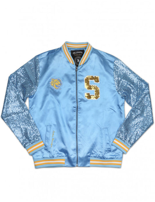 SOUTHERN UNIVERSITY SEQUINS SATIN JACKET