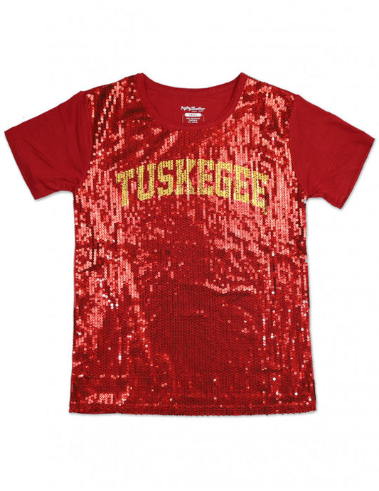 TUSKEGEE SEQUIN TEE