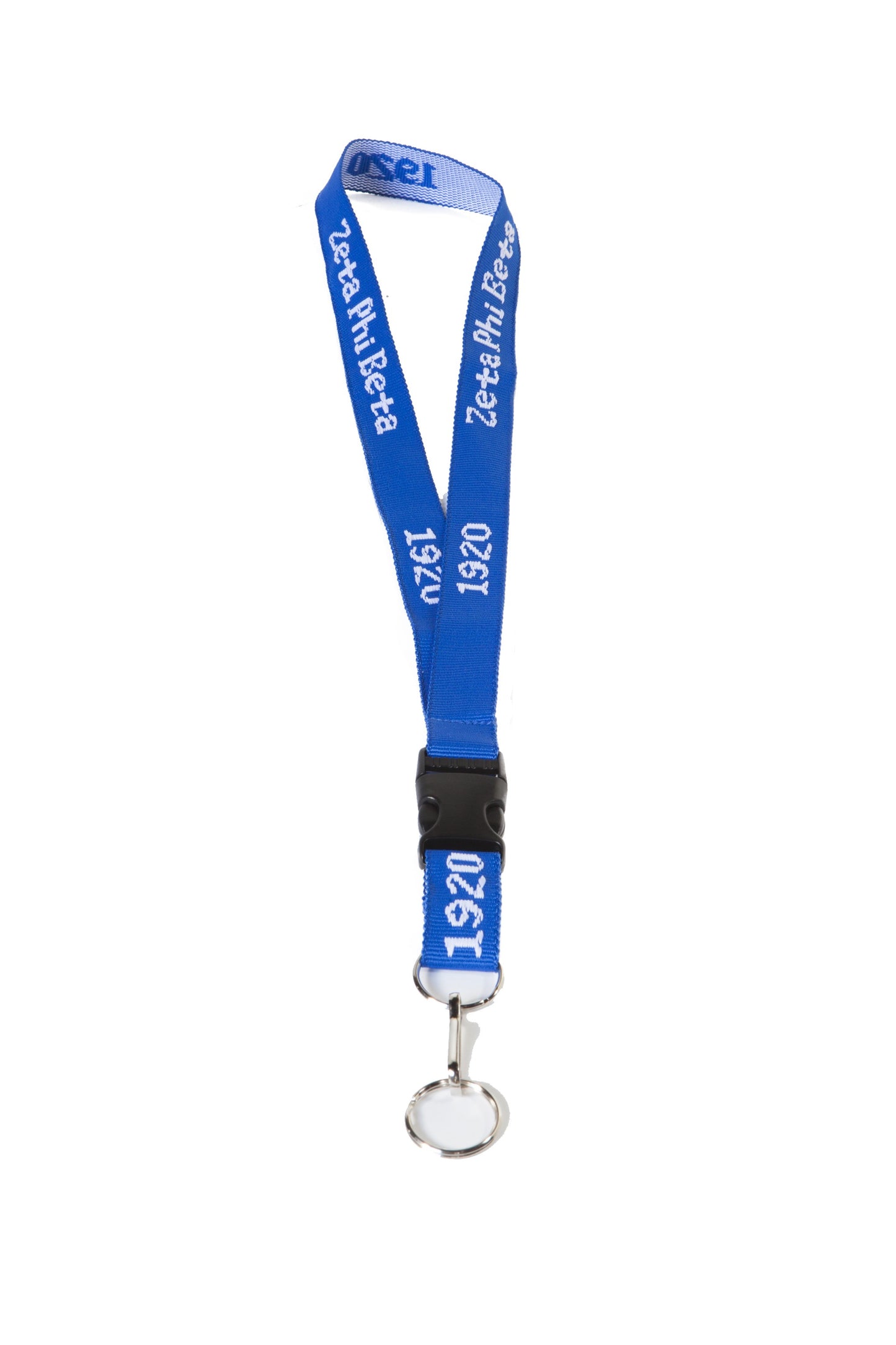 Zeta Phi Beta Woven Embroidered Lanyard