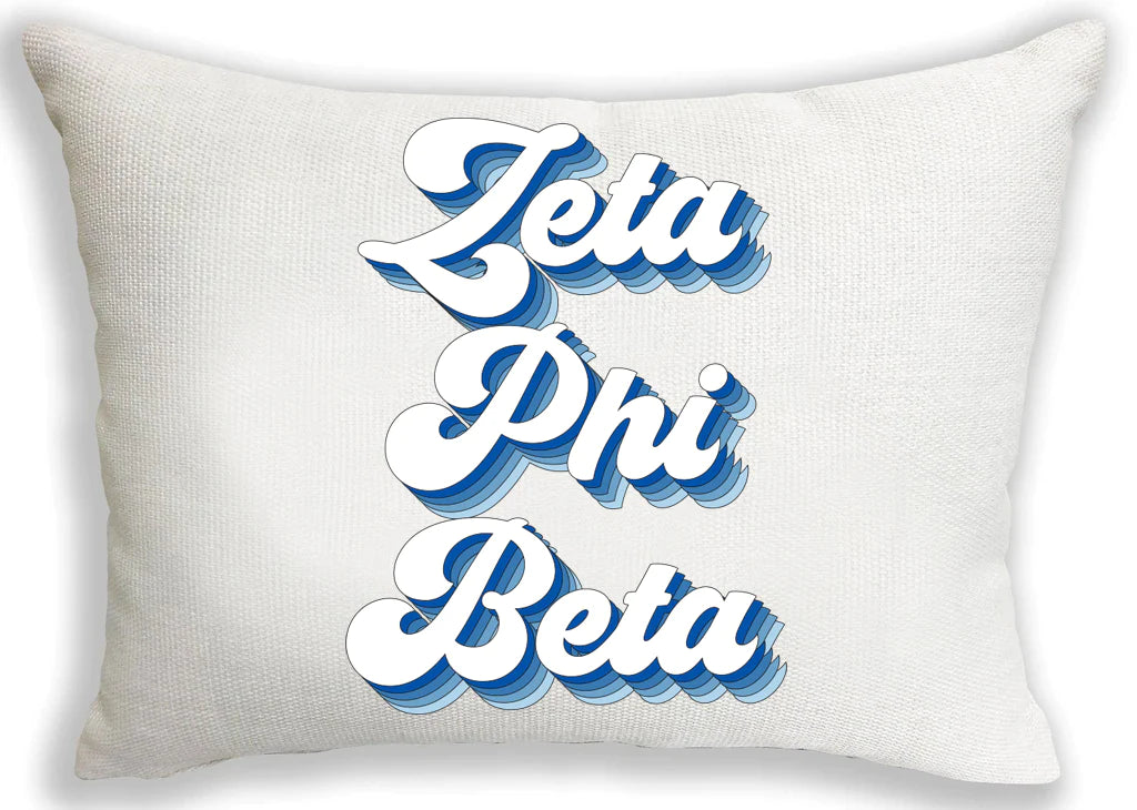 Zeta Phi Beta Throw Pillow